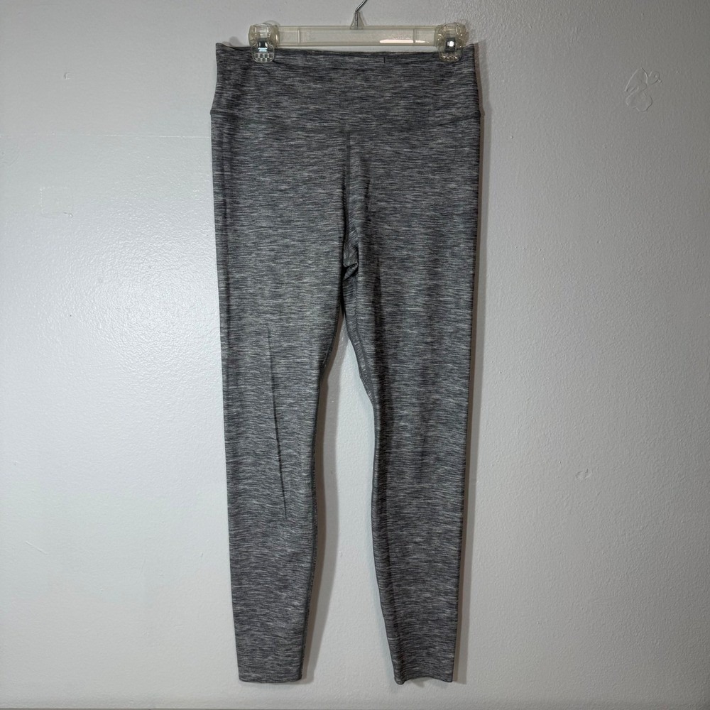 Nike Dri-FIT Grey Space Dye‎ Heathered Leggings Womens Large Athletic